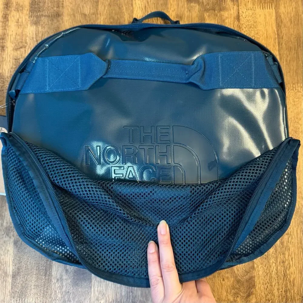 The North Face Base Camp Duffel Bag SE Packable Travel Midnight Petrol Large 95L